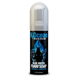 H2Ocean Blue Green Foam Soap